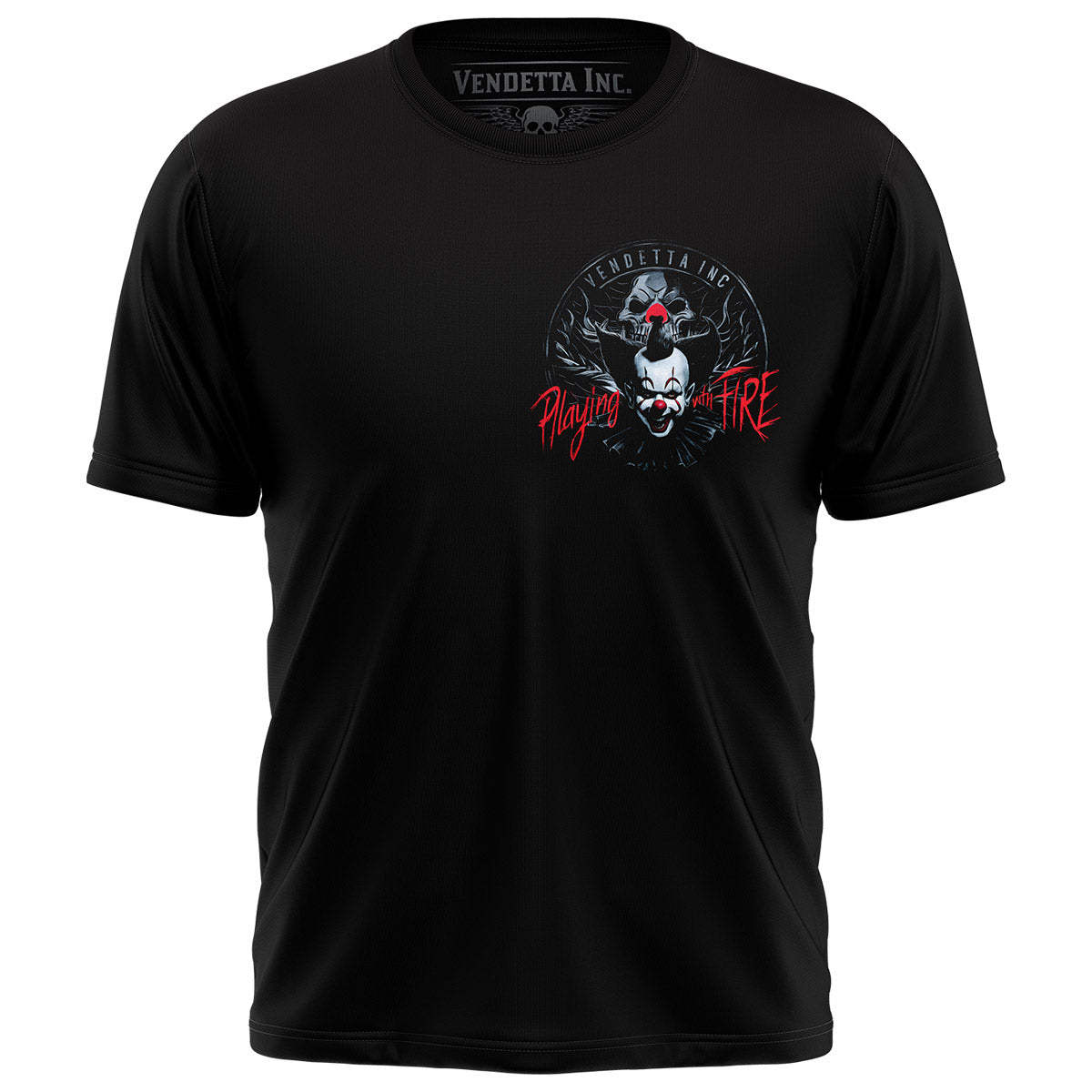 Vendetta Inc. Shirt Playing Clown schwarz VD-1443
