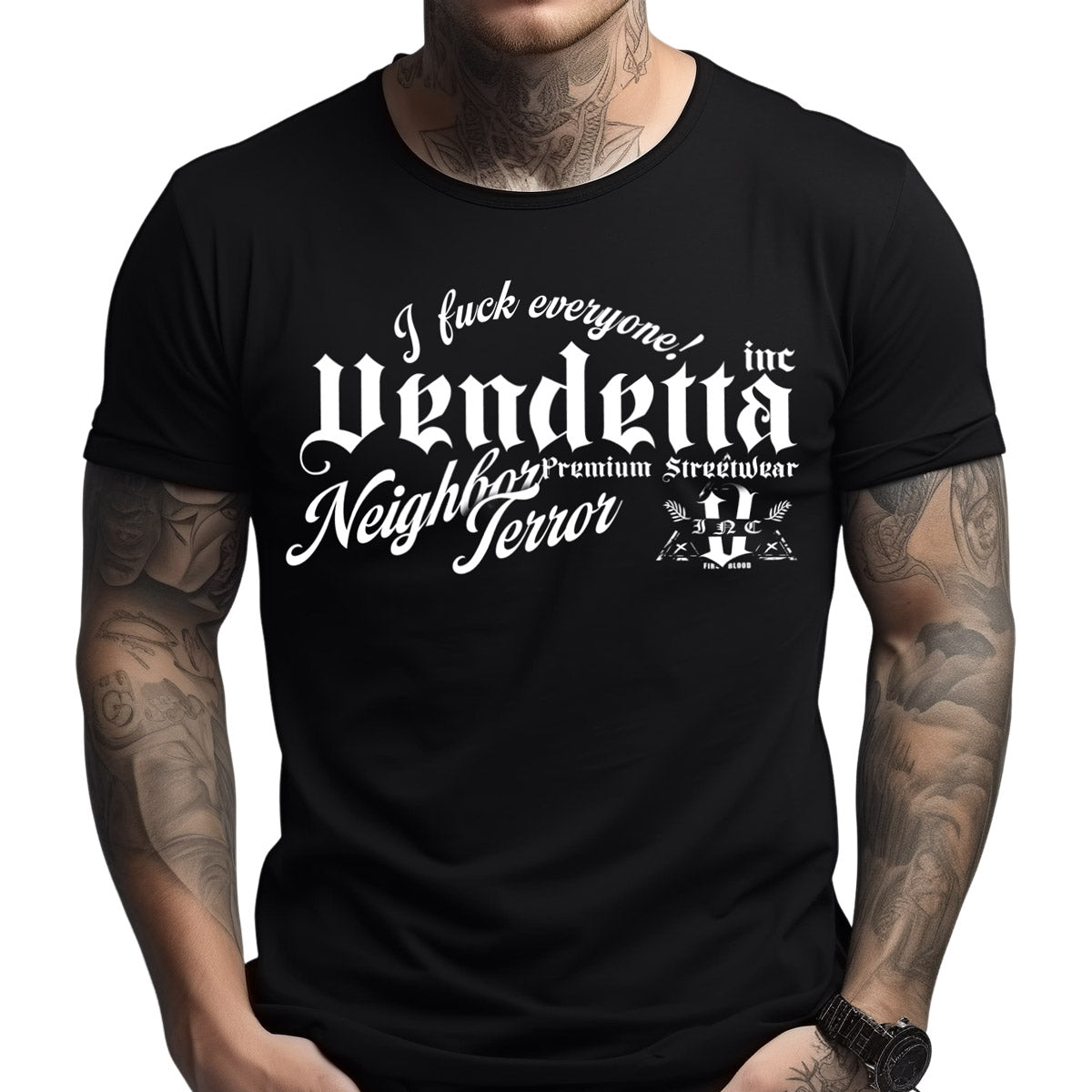 Vendetta Inc. Shirt Terror Gnome schwarz VD-1458
