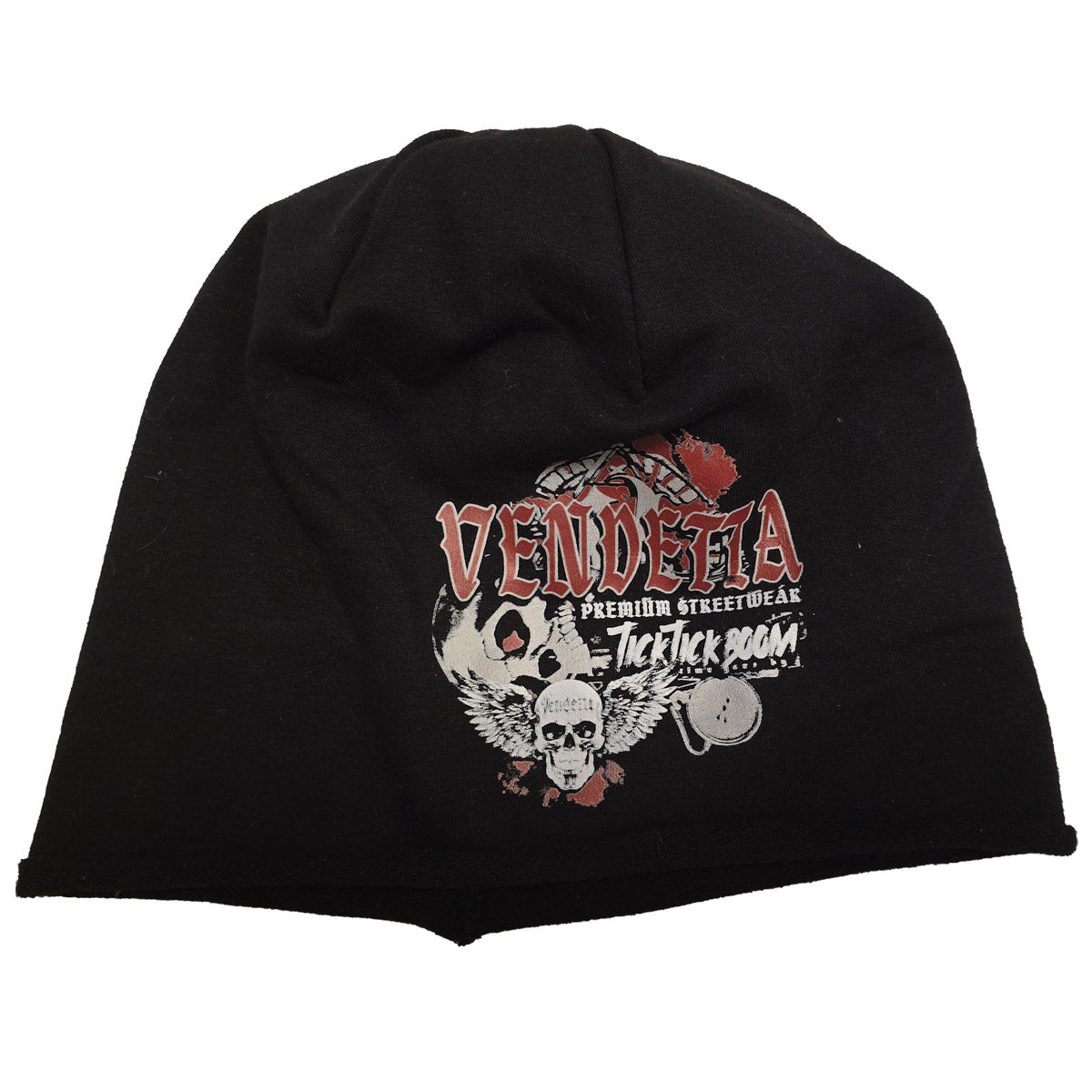 Vendetta Inc. Unisex Beanie Tick Tick schwarz BE-1019
