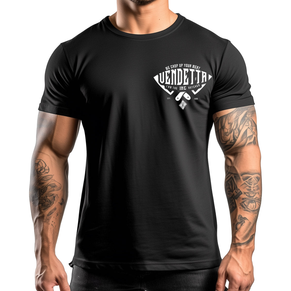 Vendetta Inc. Shirt Butcher schwarz VD-1355