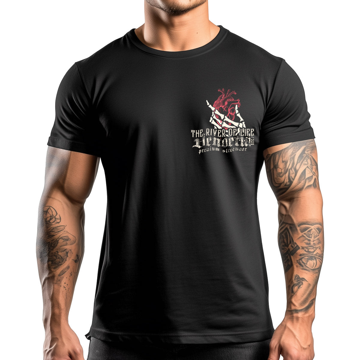 Vendetta Inc. Shirt River of Life schwarz VD-1378