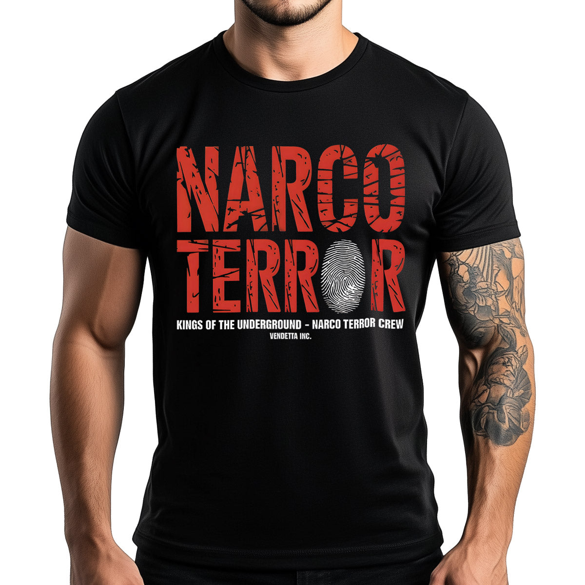 Vendetta Inc. Shirt Narco Terror schwarz VD-1490