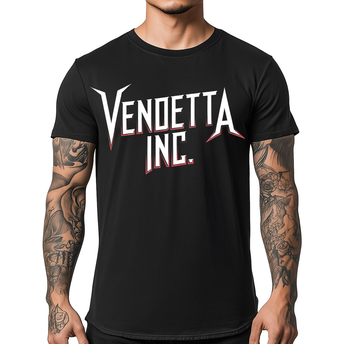 Vendetta Inc. Shirt Warrior schwarz VD-1523