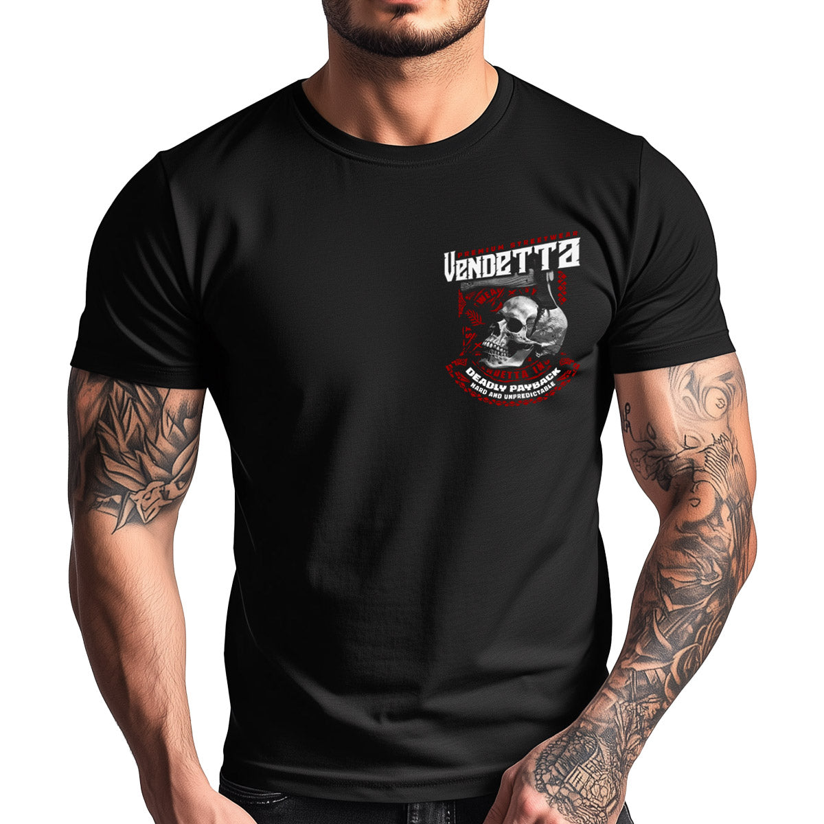 Vendetta Inc. Shirt Payback schwarz VD-1512