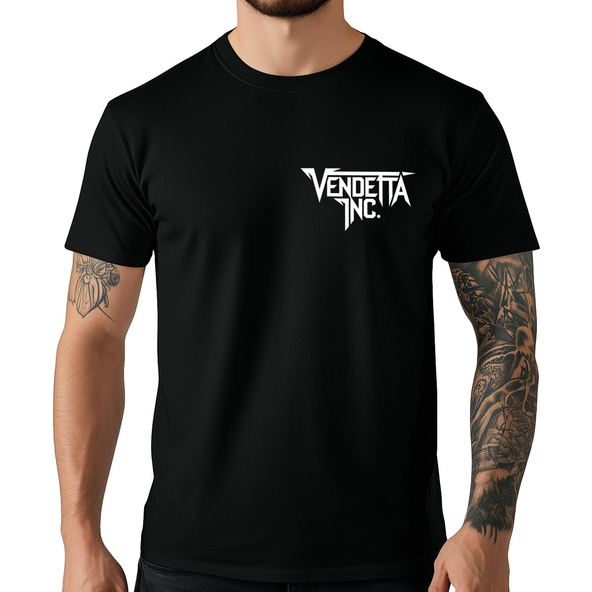 Vendetta Inc. Shirt Logo V schwarz VD-1550