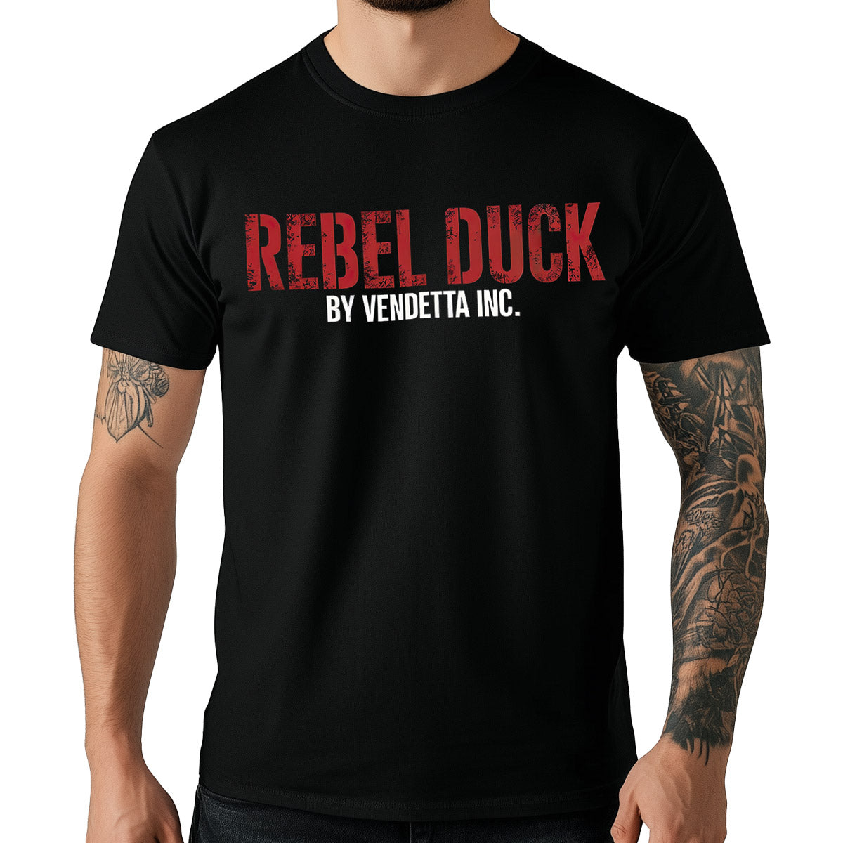 Vendetta Inc. Shirt Rebel Duck schwarz VD-1562