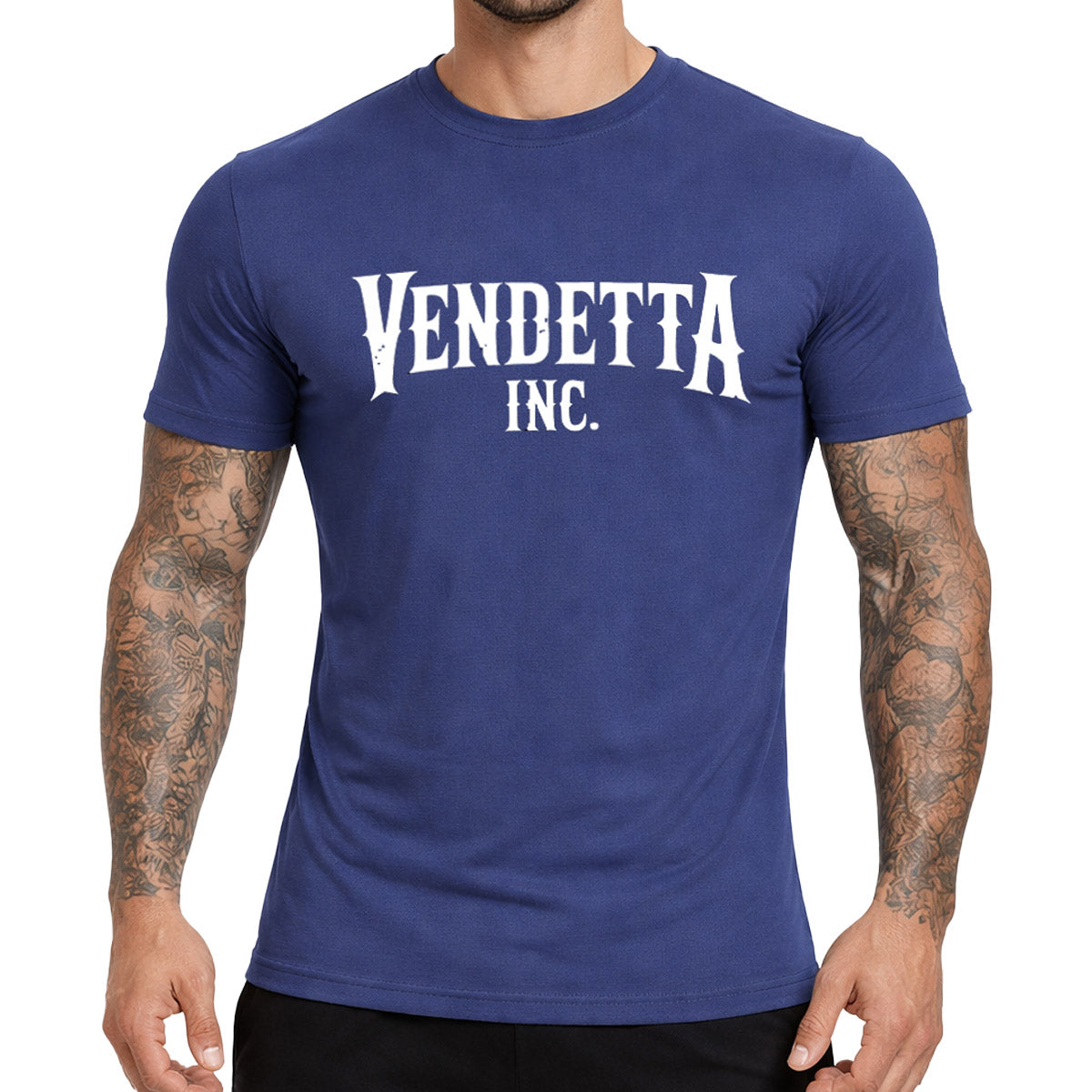 Vendetta Inc. Shirt Bat Boy Denim Blue