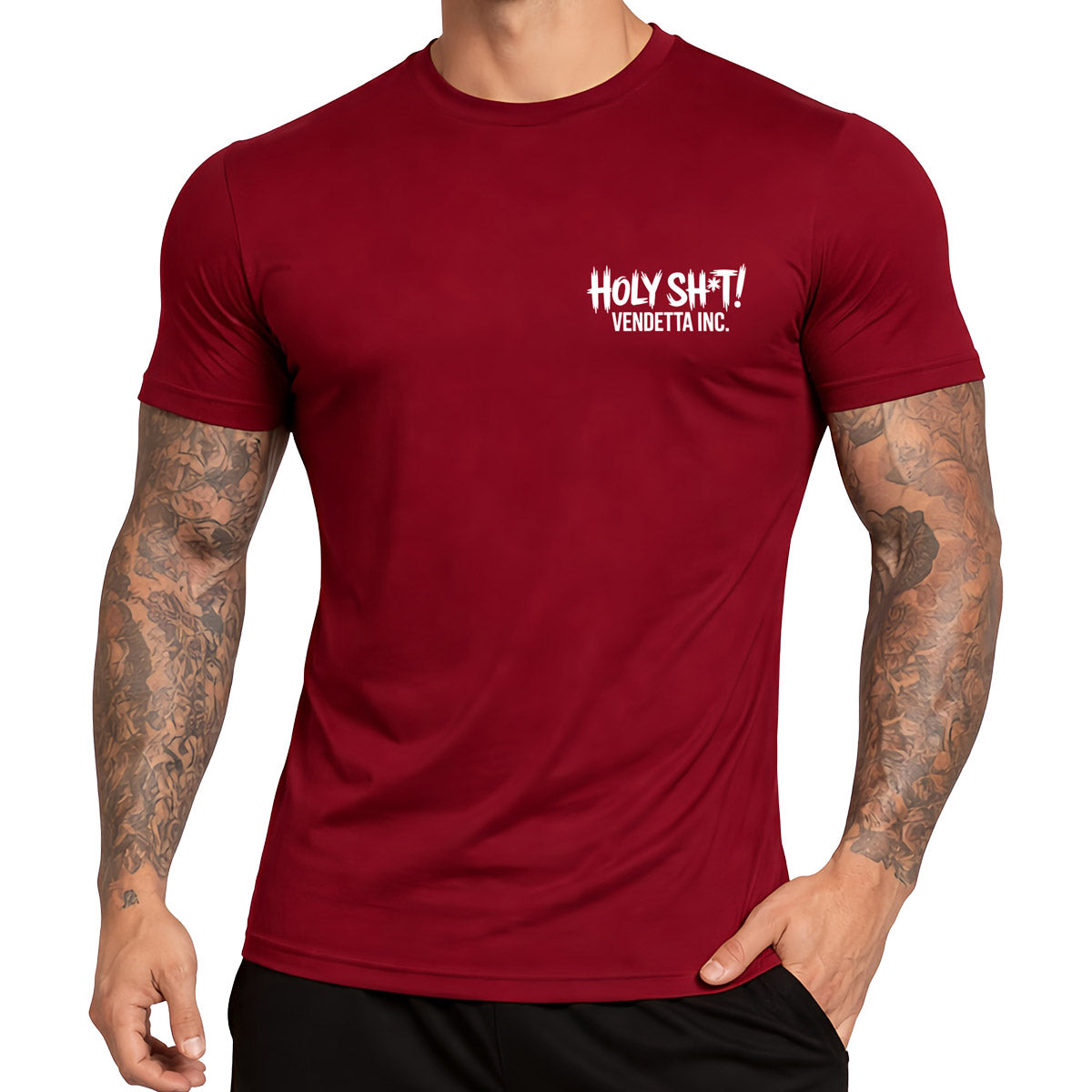 Vendetta Inc. Shirt Holy Shit Garnet Red