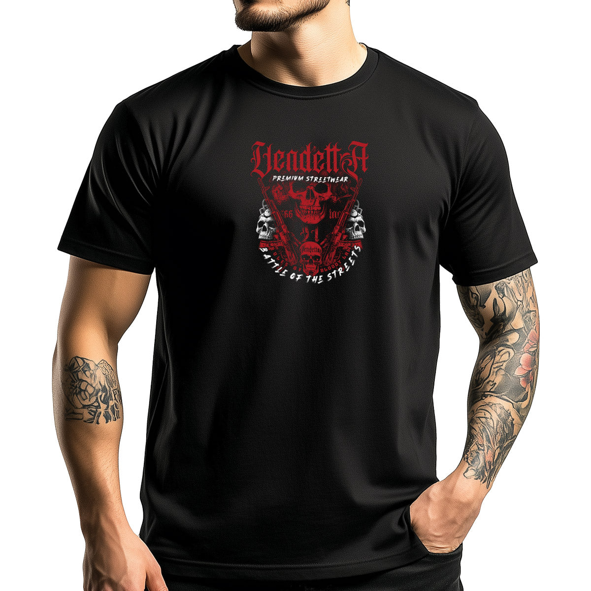 Vendetta Inc. Shirt Battle schwarz
