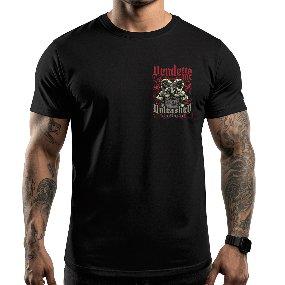 Vendetta Inc. Shirt Ram Rage schwarz VD-1566
