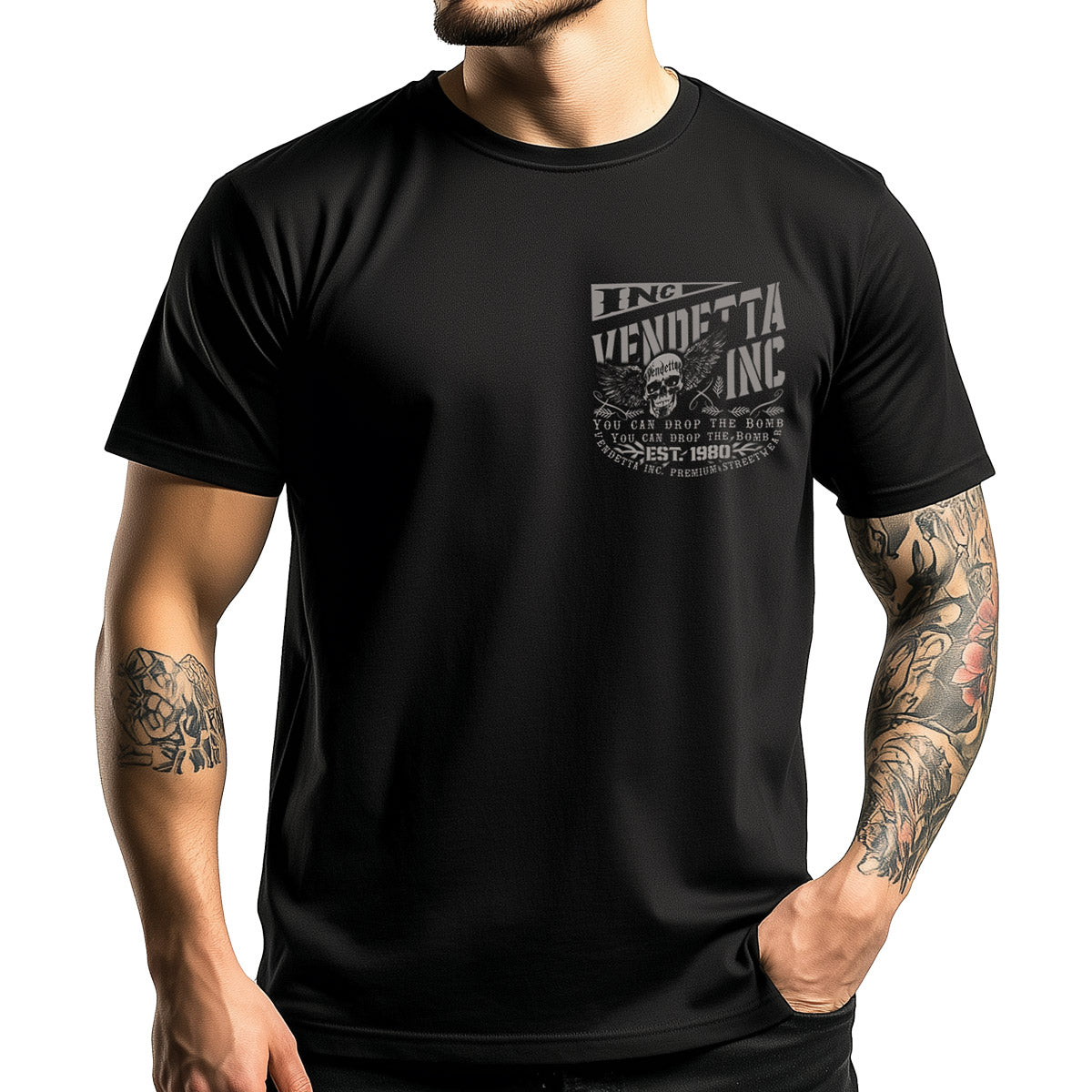 Vendetta Inc. Shirt Drop schwarz
