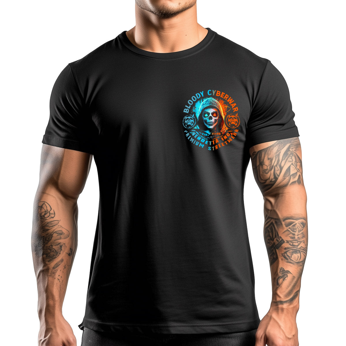 Vendetta Inc. Shirt Cyberwar schwarz