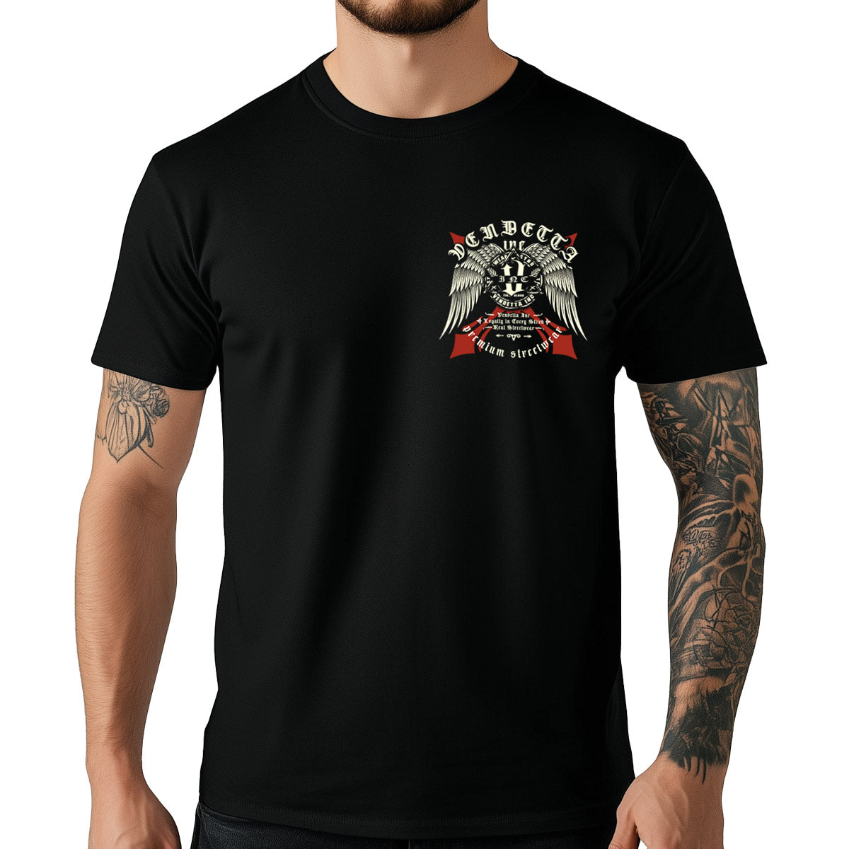 Vendetta Inc. Shirt Rebellion schwarz VD-1310