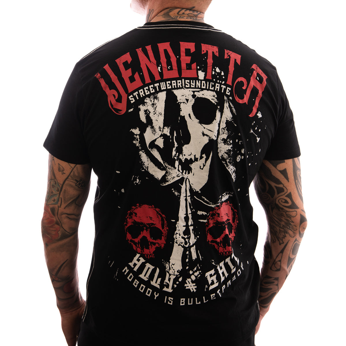 Vendetta Inc. Shirt Prayer Head schwarz VD-1207