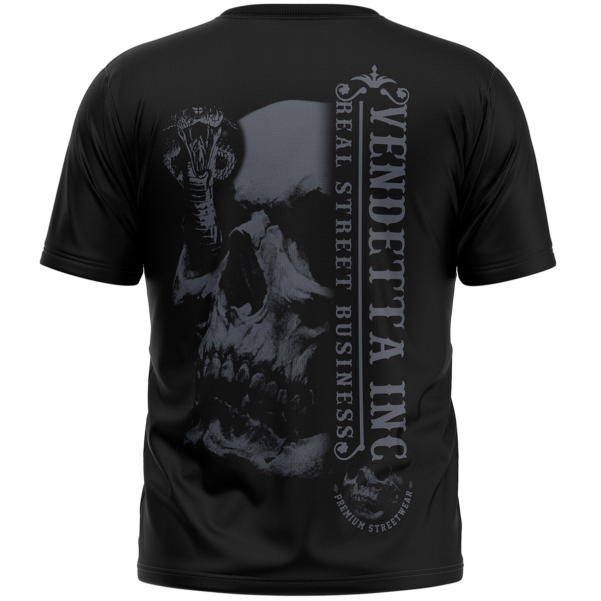 Vendetta Inc. Shirt Cobra Skull schwarz VD-1224