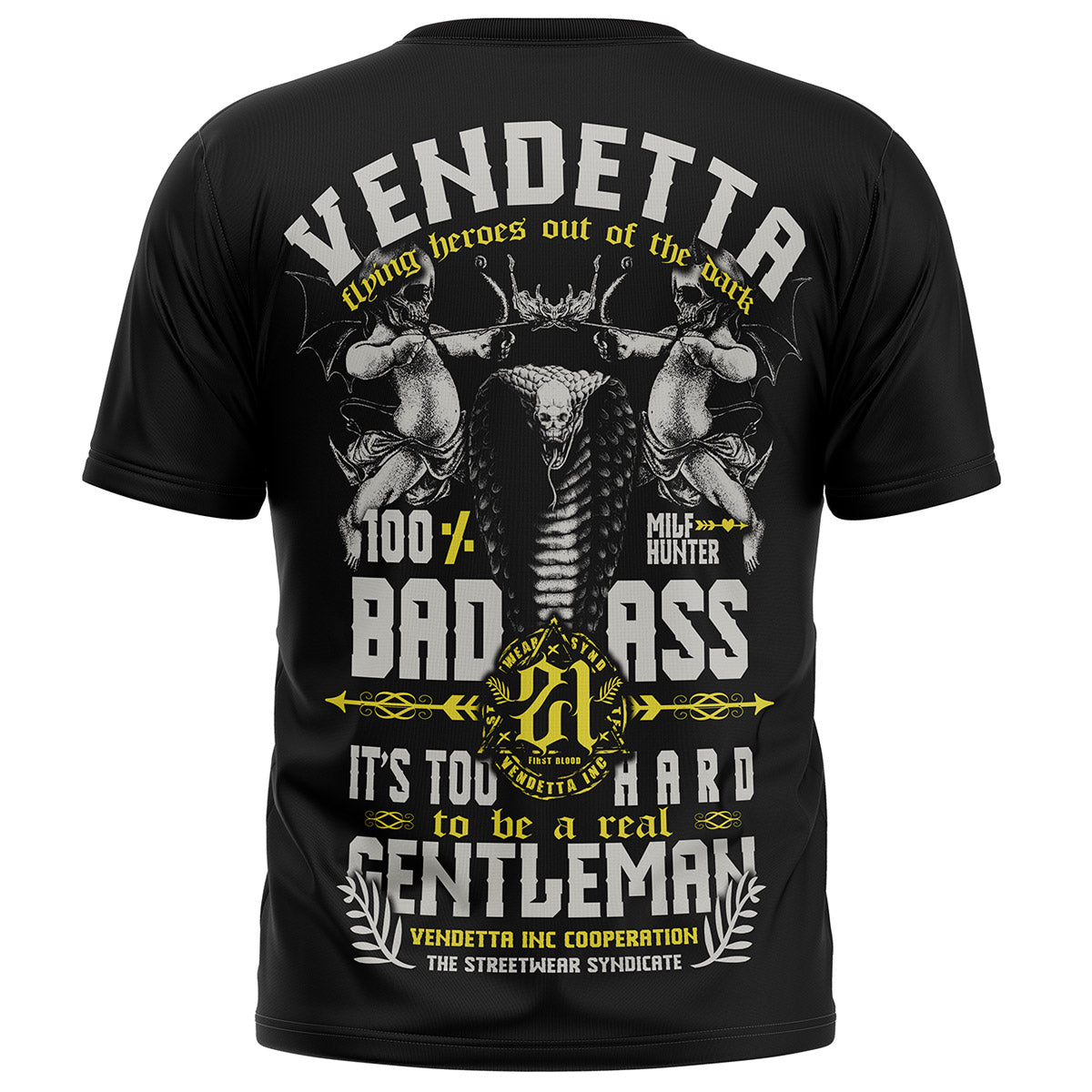 Vendetta Inc. Shirt Dark Gentleman schwarz VD-1228