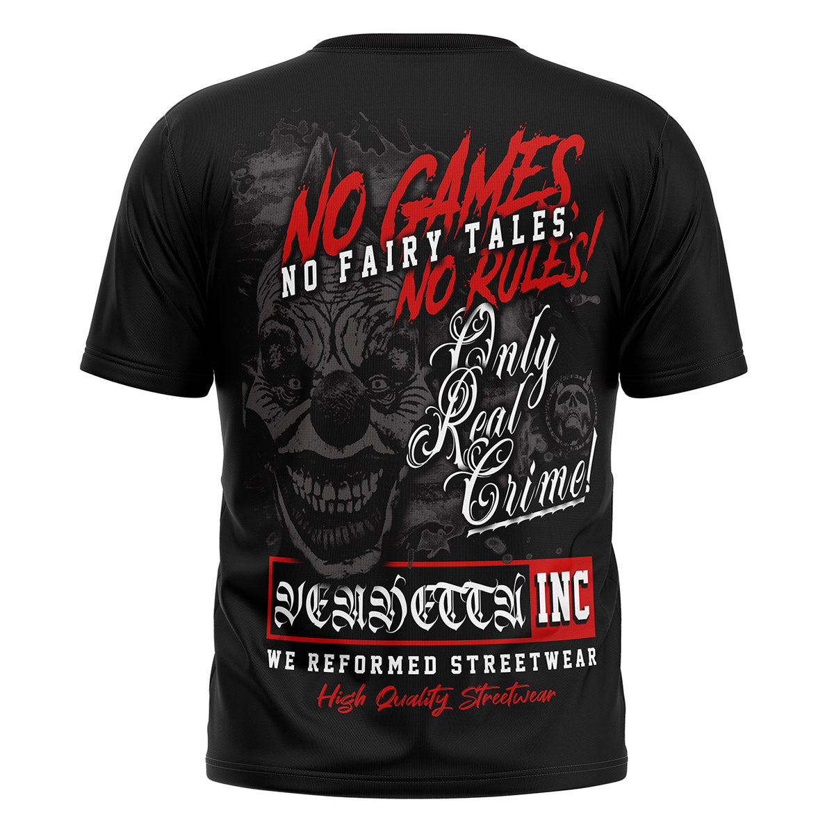 Vendetta Inc. Shirt No Games schwarz VD-1206