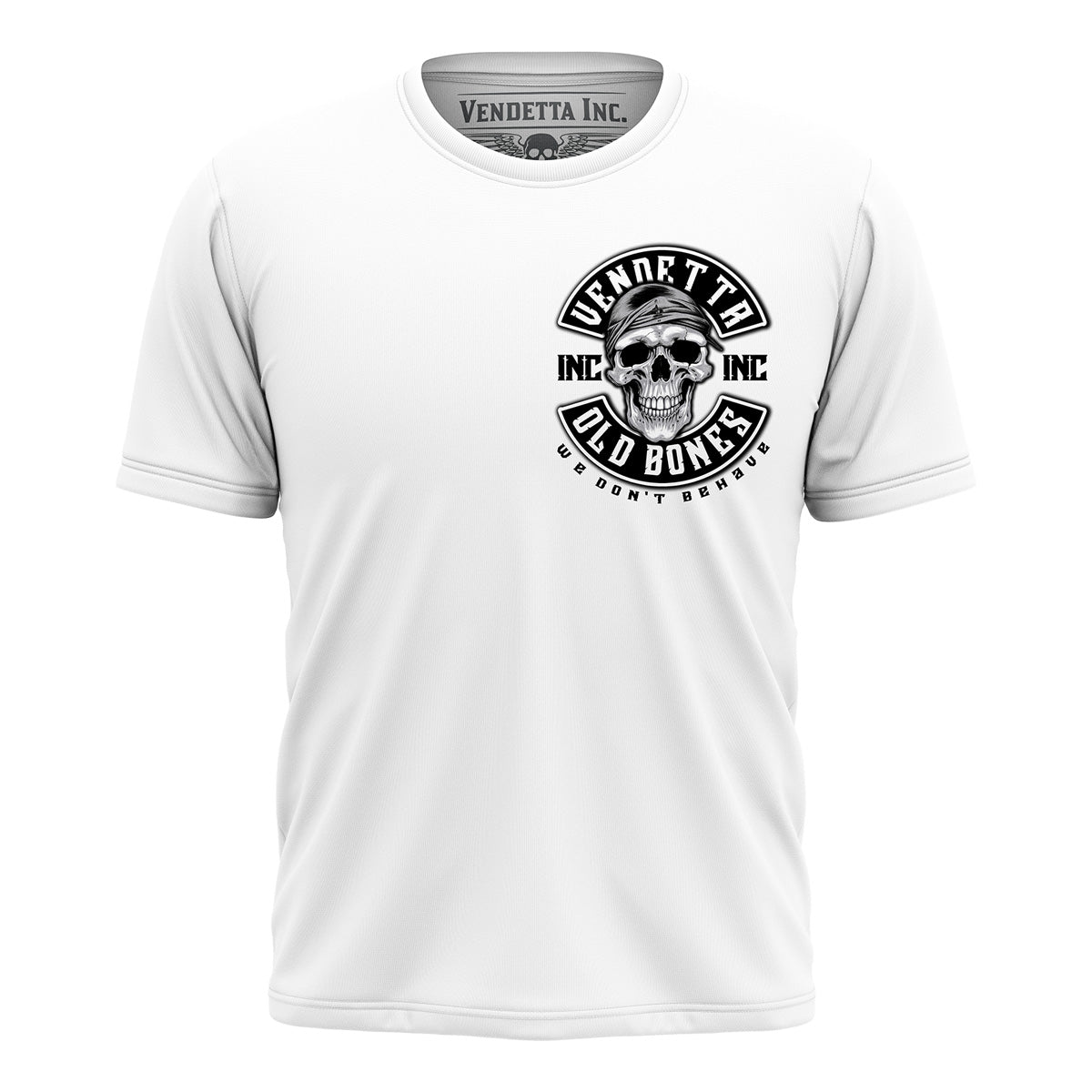Vendetta Inc. Shirt Old Bones weiß VD-1295