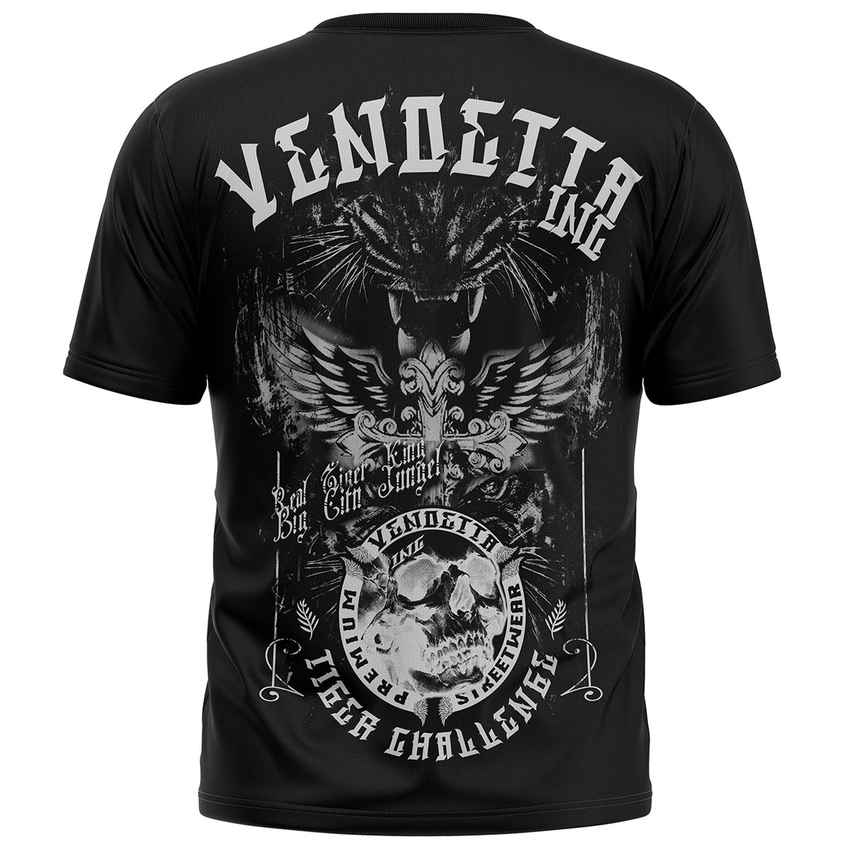 Vendetta Inc. Shirt Tiger Challenge schwarz VD-1233