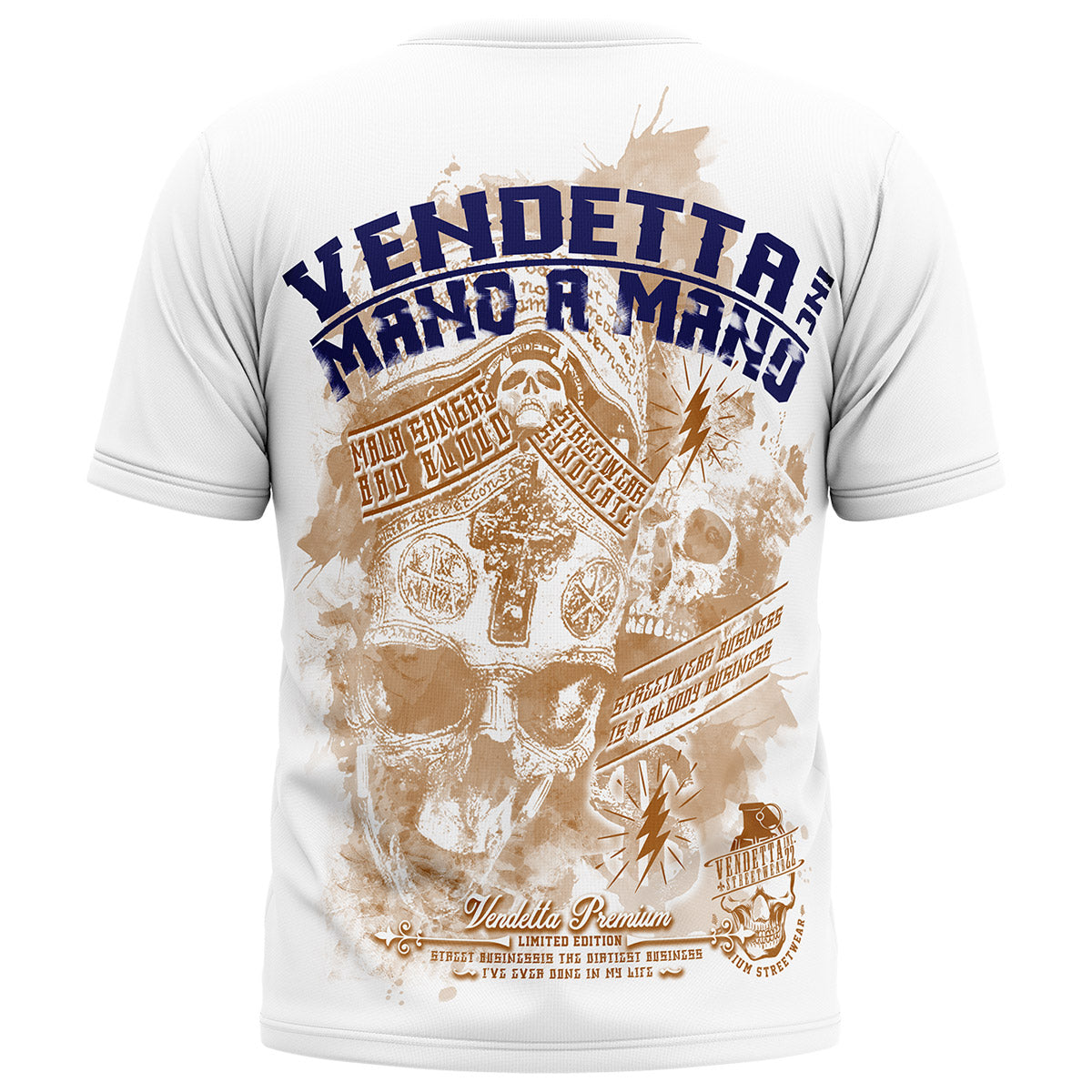 Vendetta Inc. Shirt Blood Oath weiß VD-1599