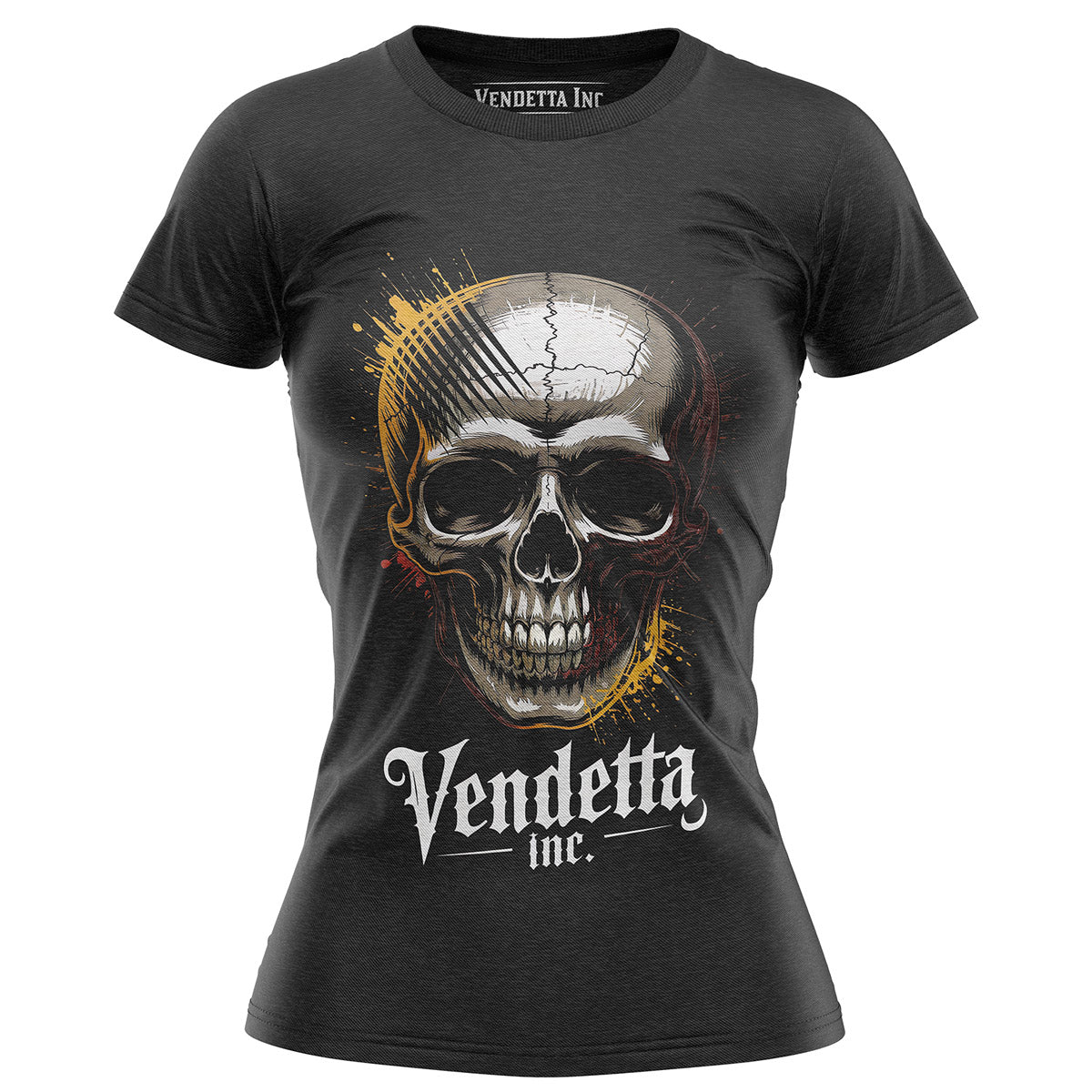 Vendetta Inc. Shirt Skull Impact schwarz VD-0052