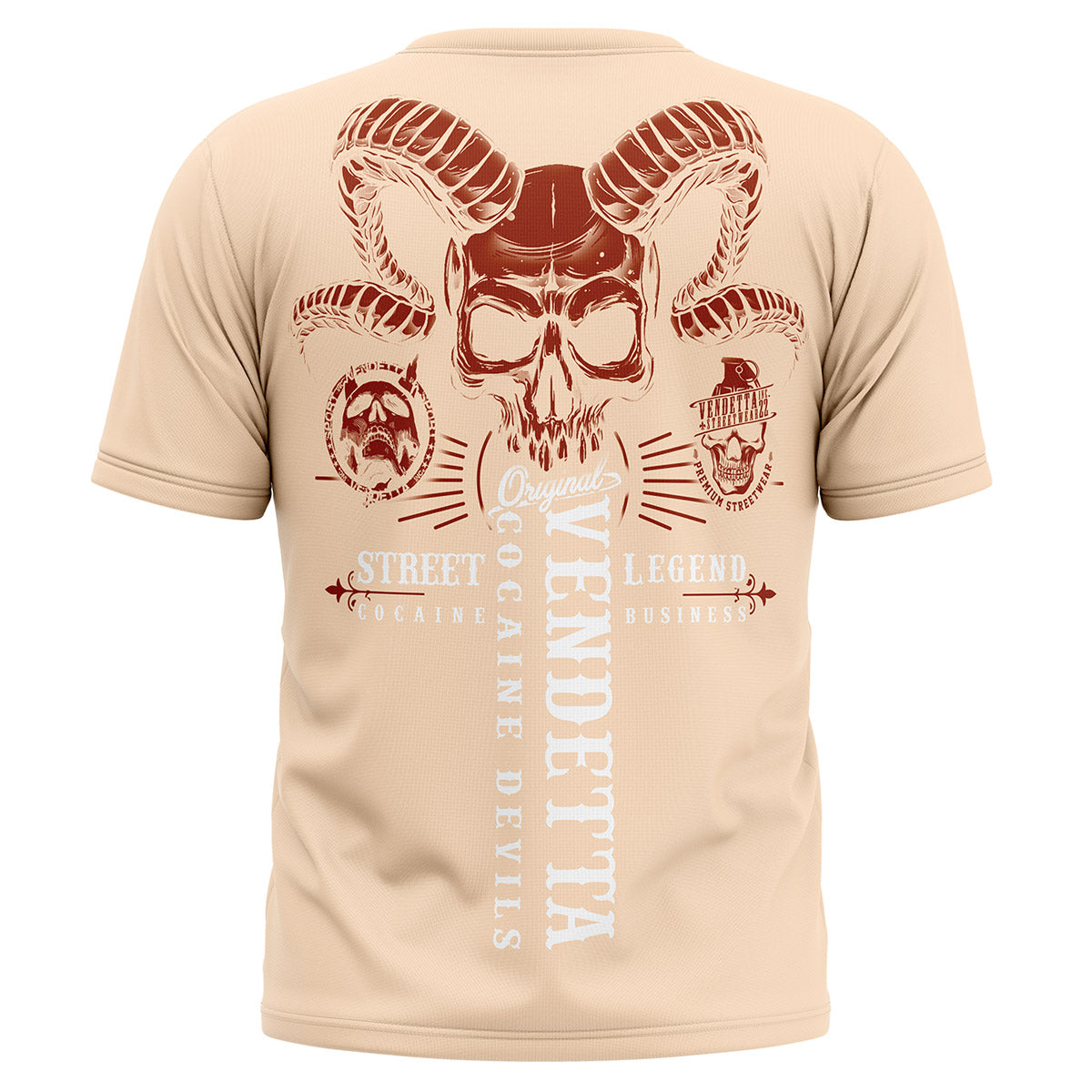 Vendetta Inc. Shirt Red Reign Natural VD-1628