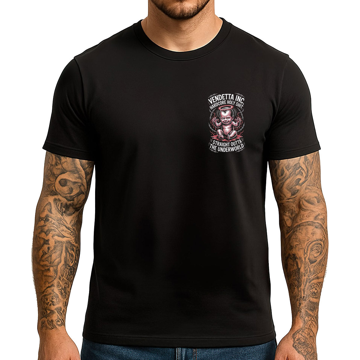 Vendetta Inc. Underworld Baby Shirt schwarz VD-1636