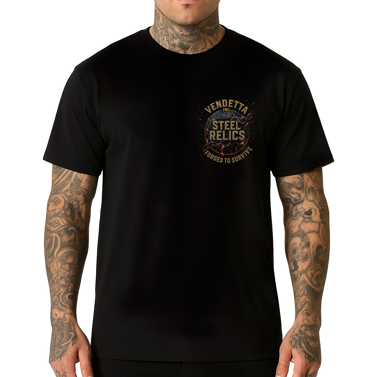 Vendetta Inc. Shirt Steel Relics 2.0 schwarz VD-1654