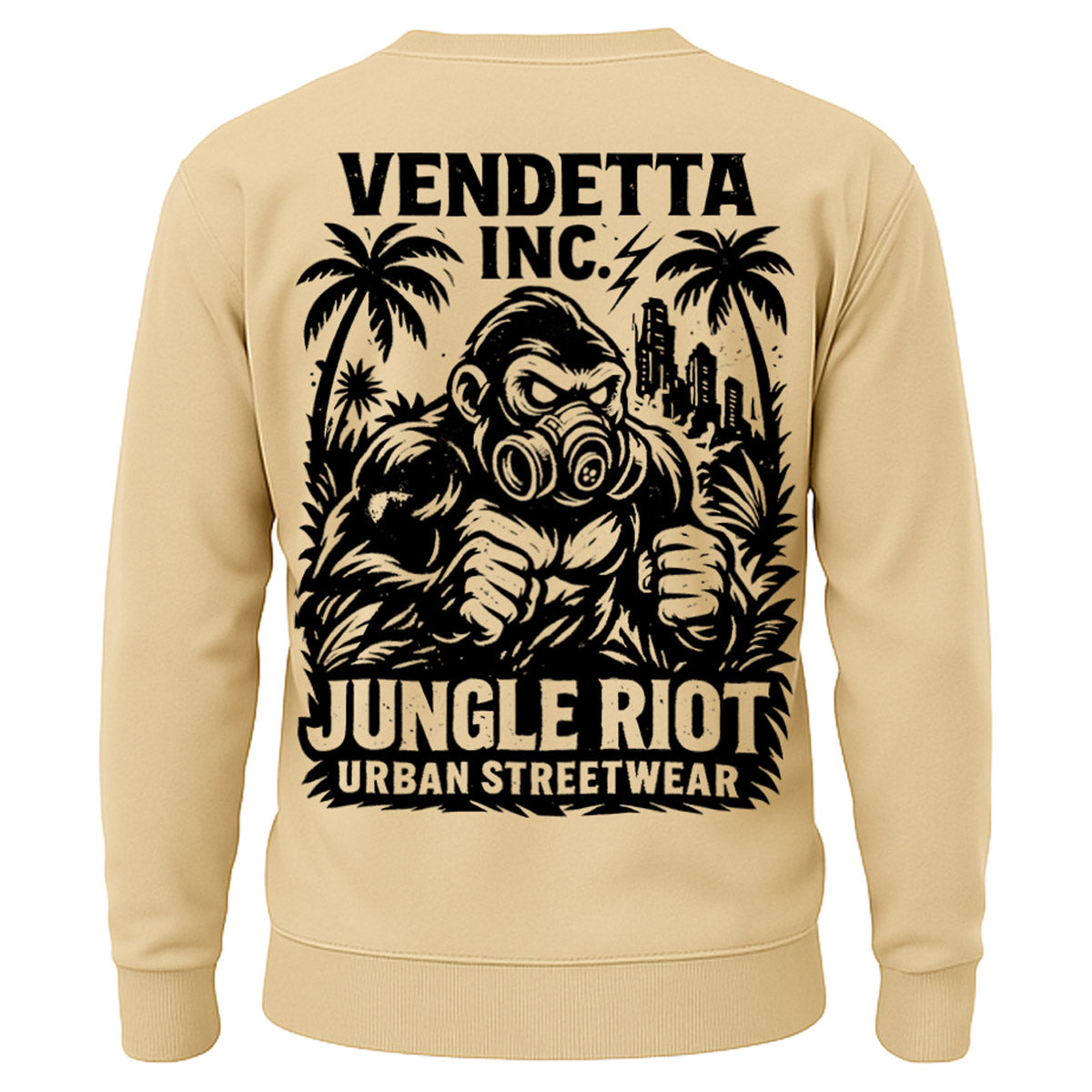 Vendetta Inc. Sweatshirt Jungle Riot sand VD-4090