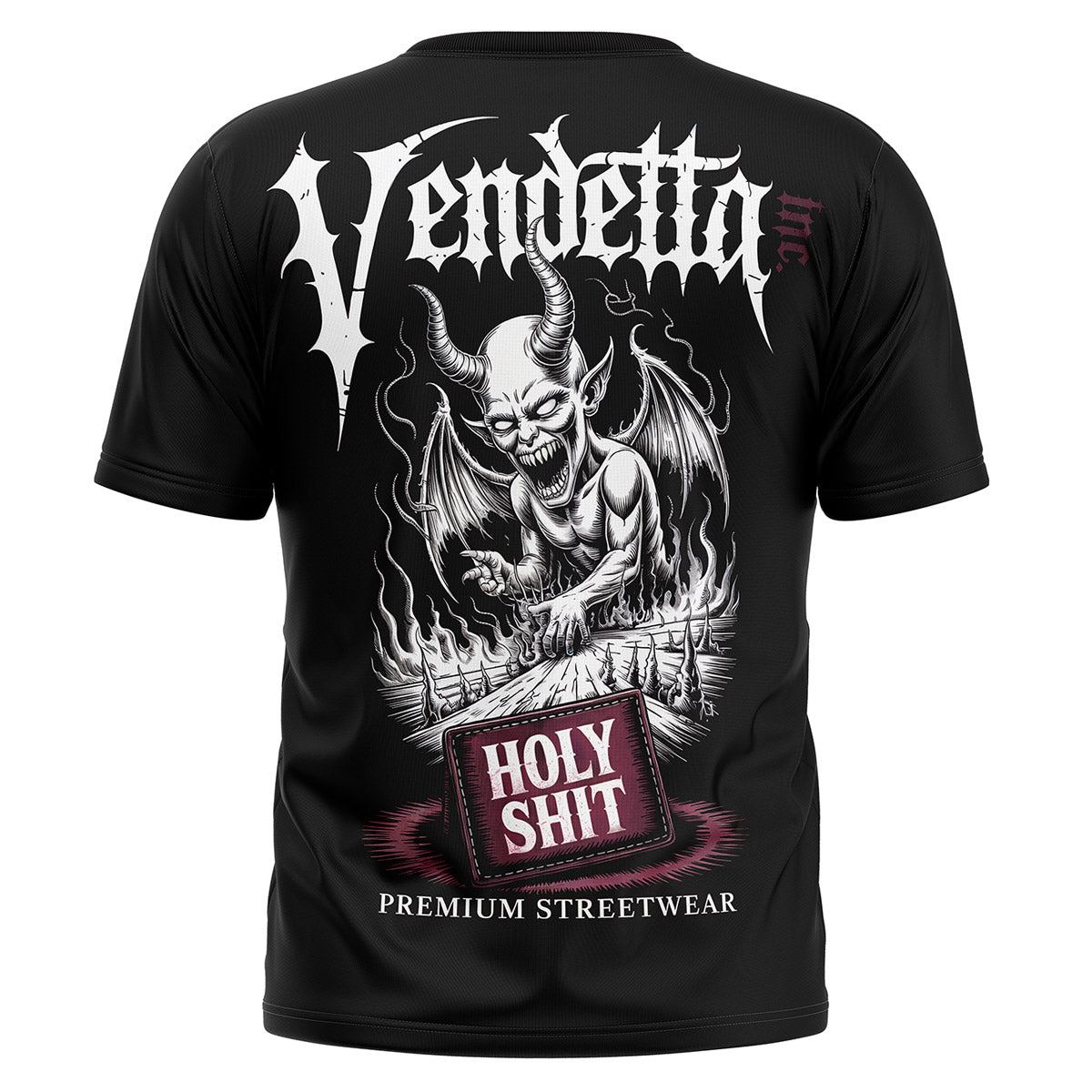 Vendetta Inc. Shirt Damned Crown schwarz
