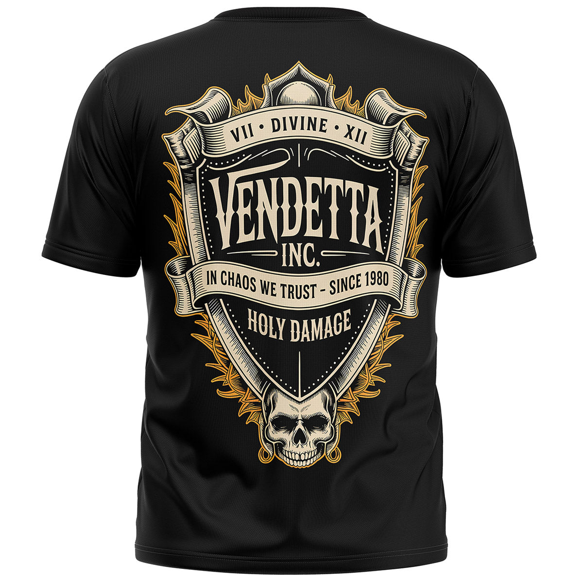 Vendetta Inc. Shirt Chaos We Trust schwarz