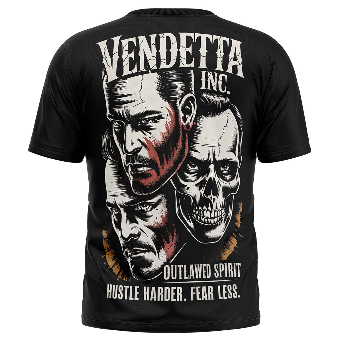 Vendetta Inc. Shirt Outlawed Spirit schwarz