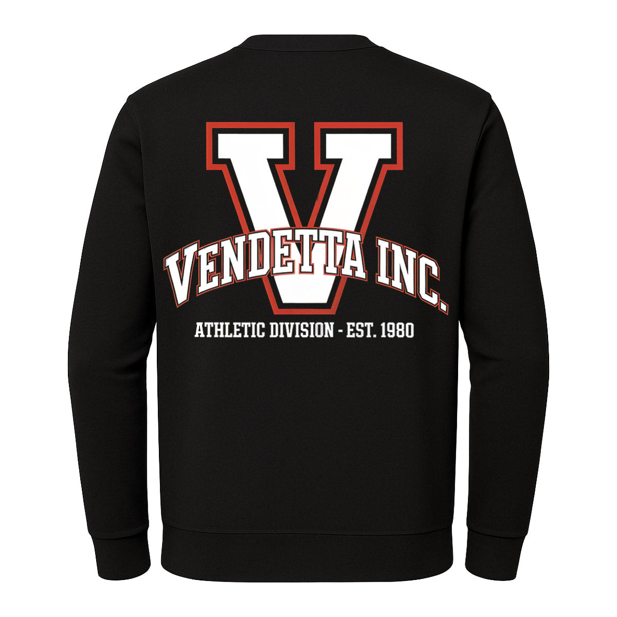 Vendetta Inc. Sweatshirt V Athletic schwarz