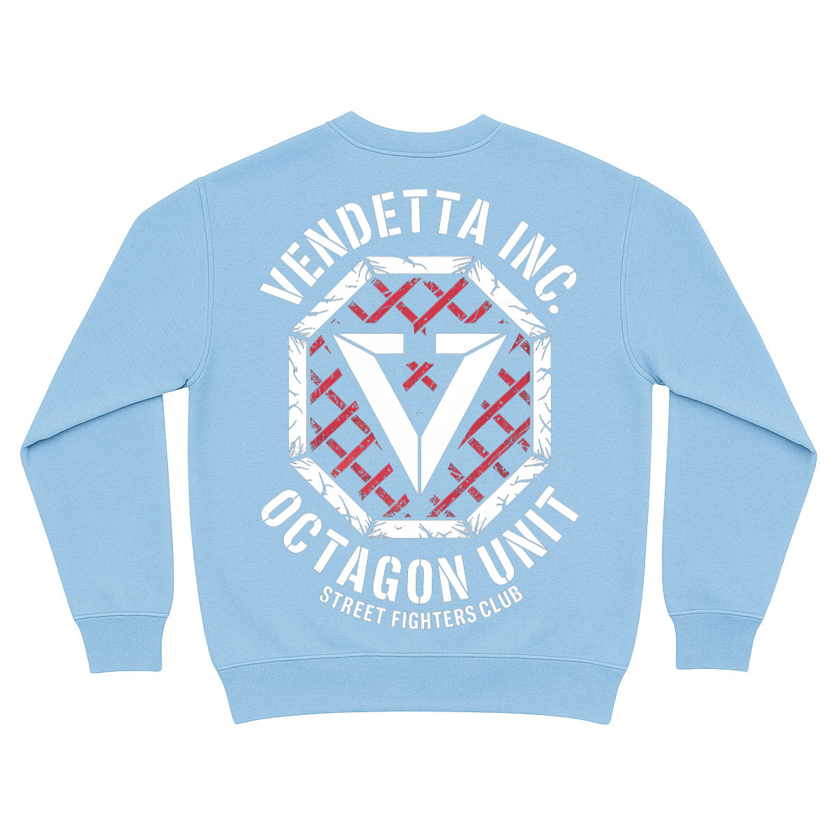 Vendetta Inc. Sweatshirt Octagon Fighters hellblau