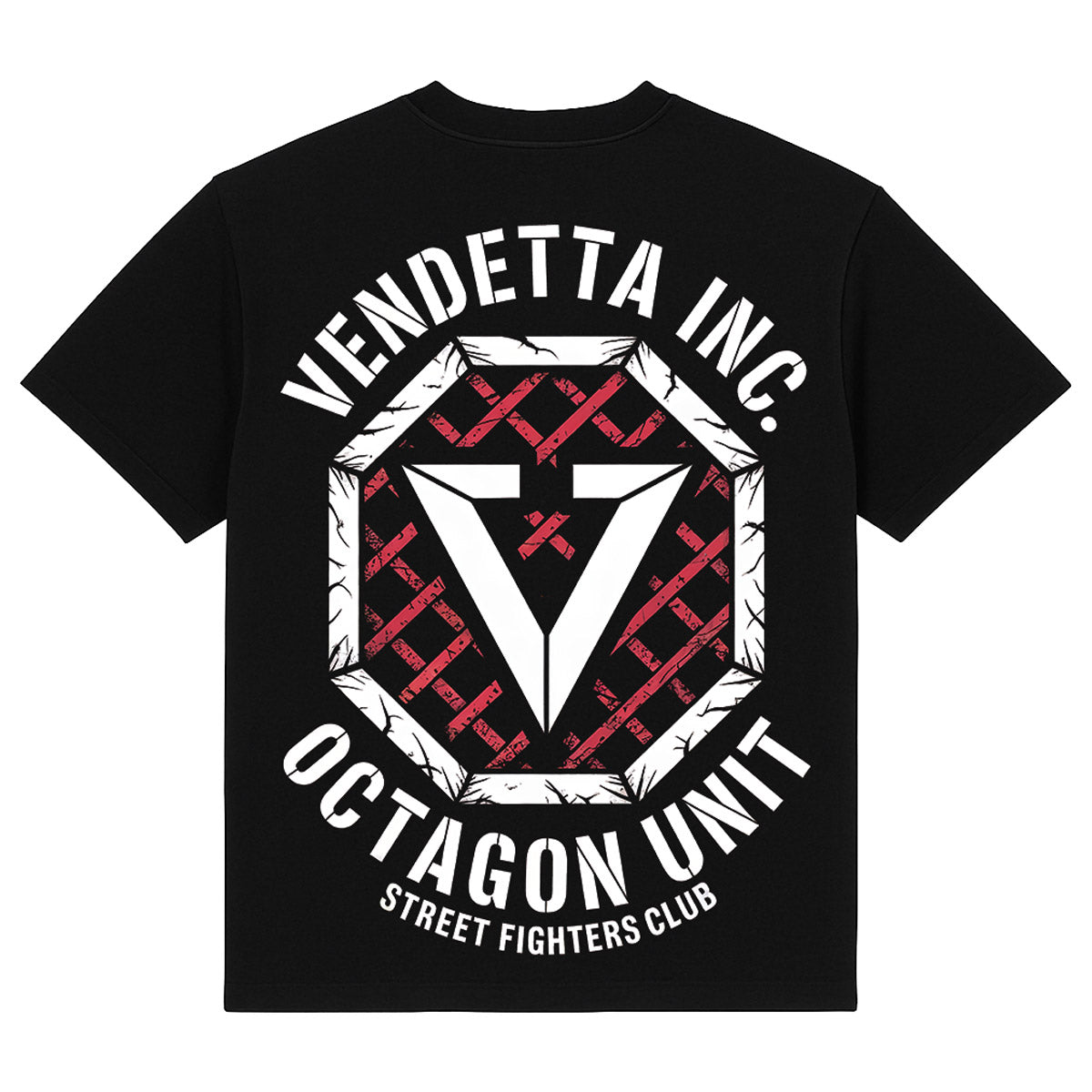 Vendetta Inc. Shirt Octagon Fighters schwarz