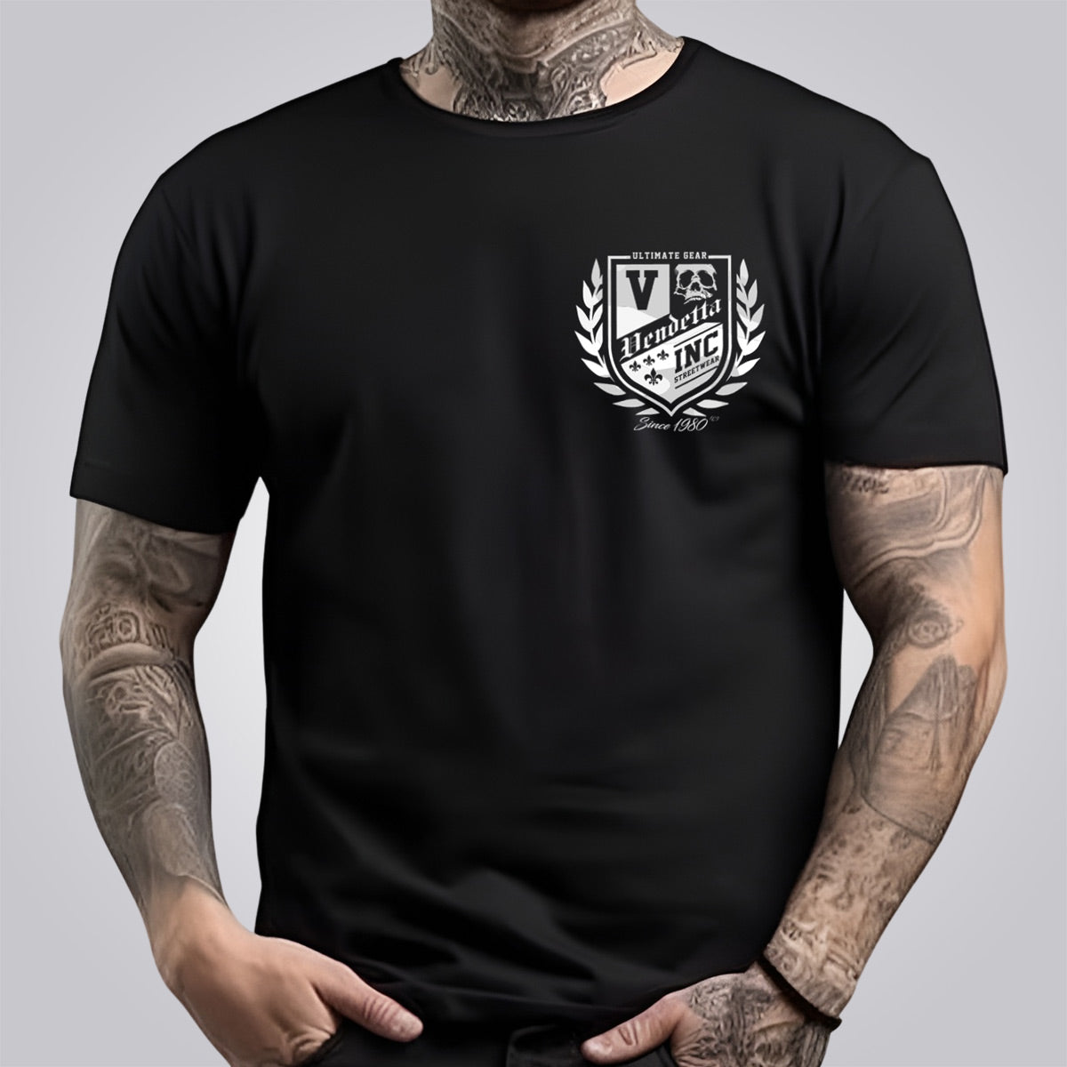 Vendetta Inc. Shirt First Blood schwarz,camo-weiß 1320