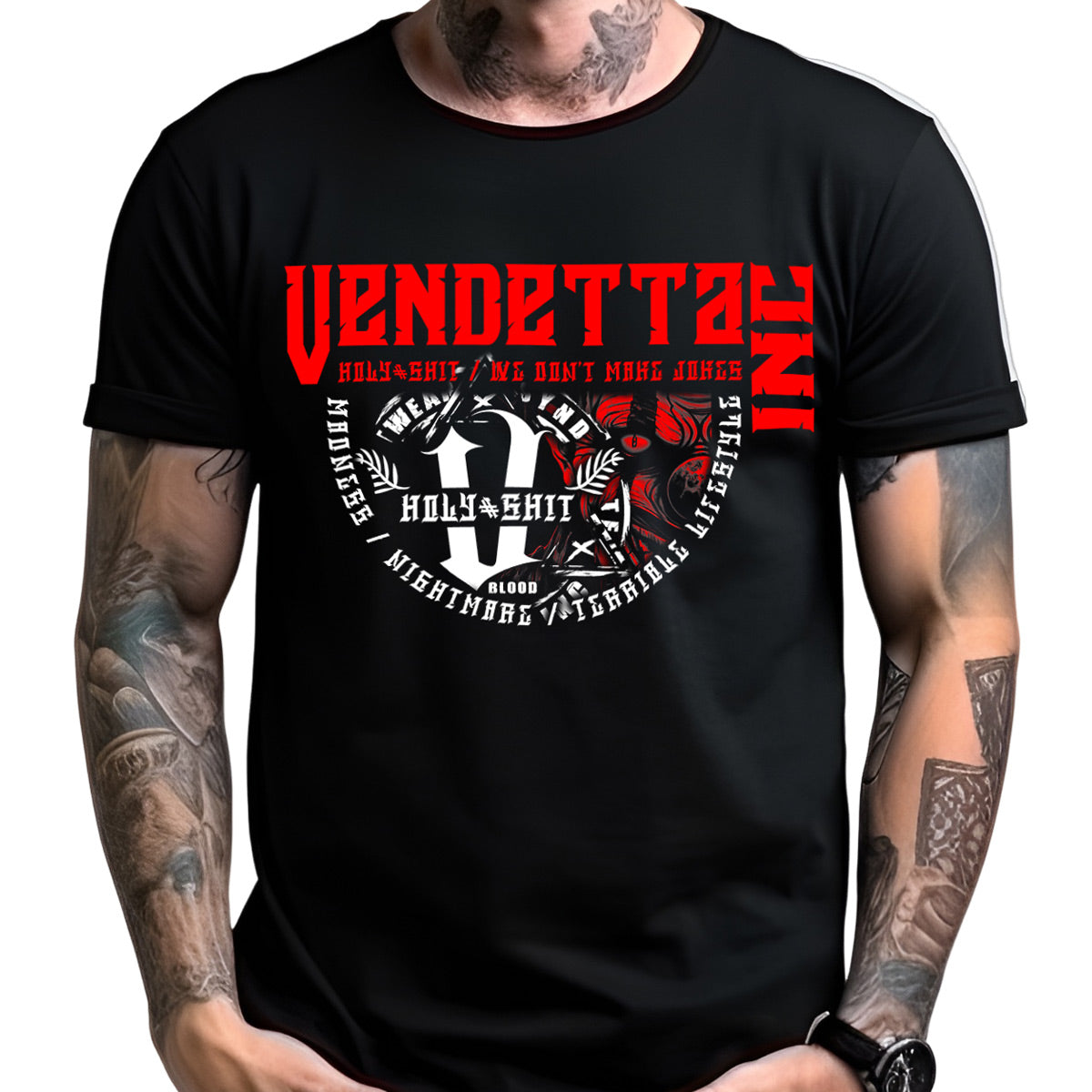 Vendetta Inc. Shirt Insane Clown schwarz VD-1317