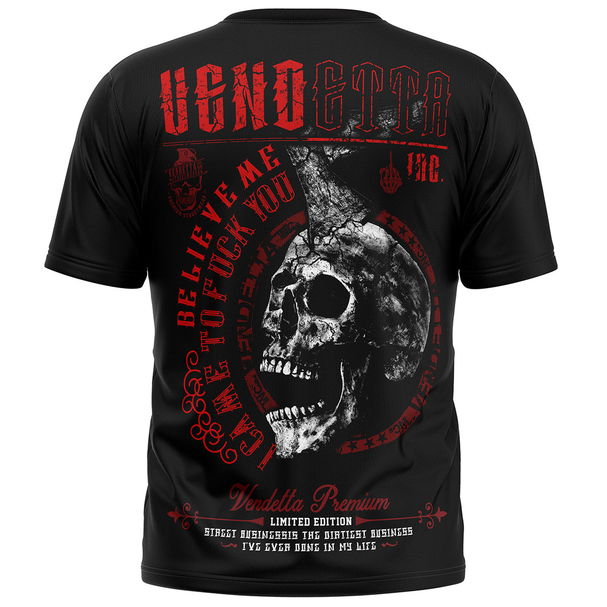 Vendetta Inc. Shirt Believe schwarz VD-1090
