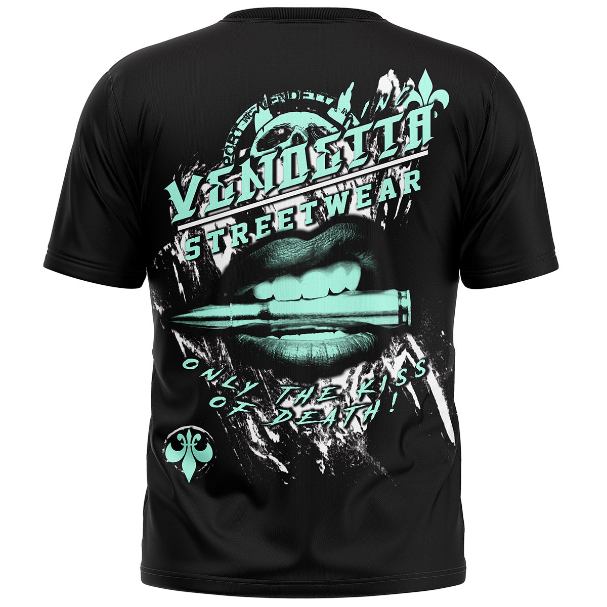 Vendetta Inc. Shirt Only Kiss schwarz VD-1292