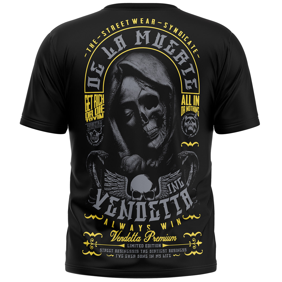 Vendetta Inc. Shirt Muerte schwarz VD-1221