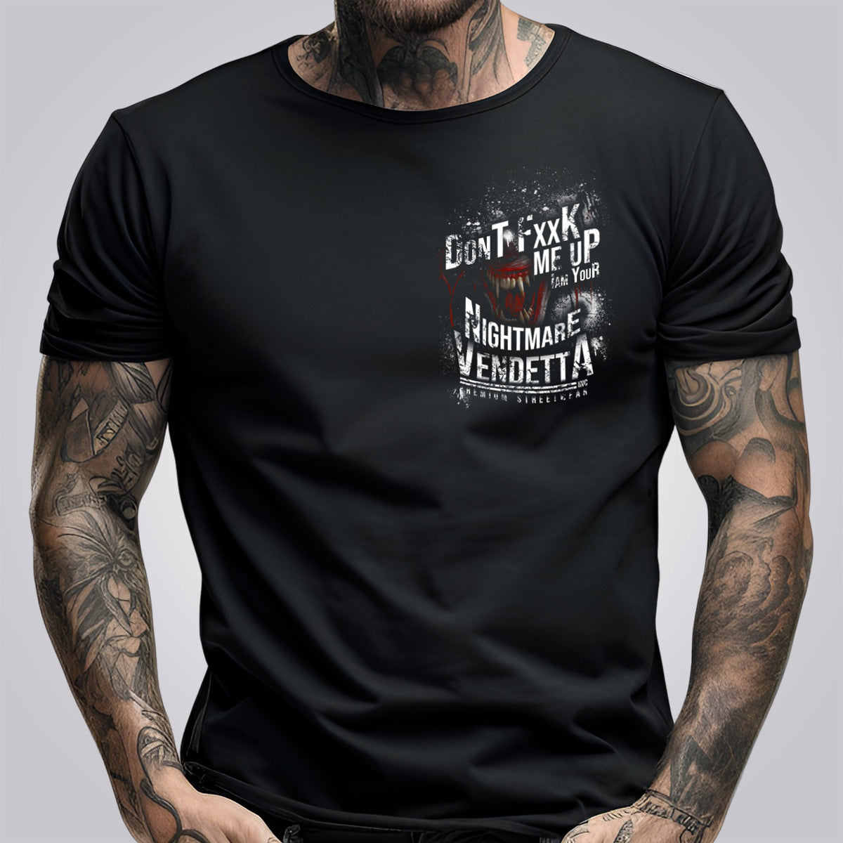 Vendetta Inc. Shirt Dont FxxK schwarz 1323