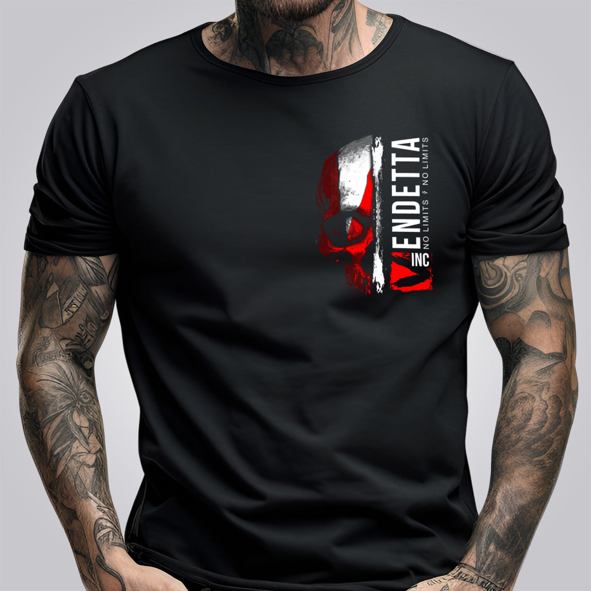 Vendetta Inc. Shirt Blood Skull schwarz 1322