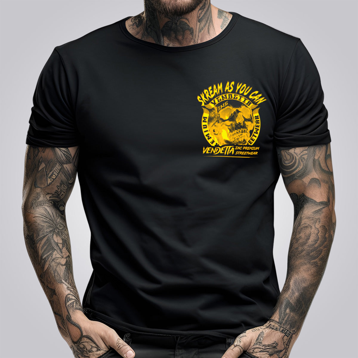 Vendetta Inc. Shirt Skream as you Can schwarz 1321