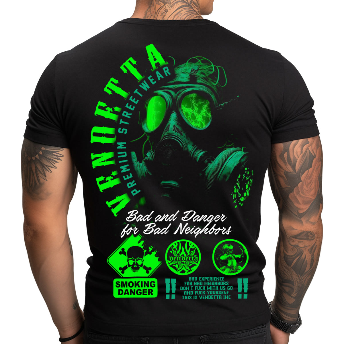 Vendetta Inc. Shirt Danger schwarz 1369
