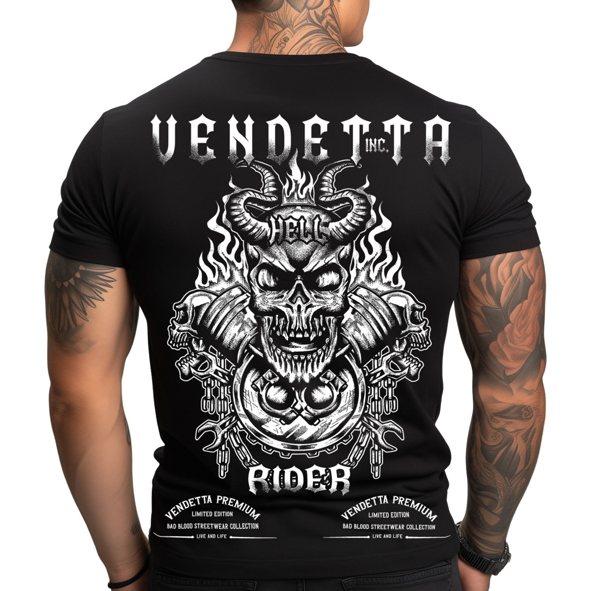 Vendetta Inc. Shirt Hell Rider schwarz 1372