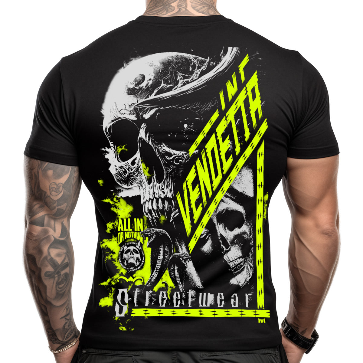 Vendetta Inc. Shirt schwarz All In VD-1255