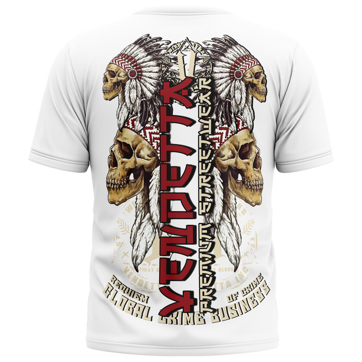 Vendetta Inc. Shirt Requiem weiß VD-1398