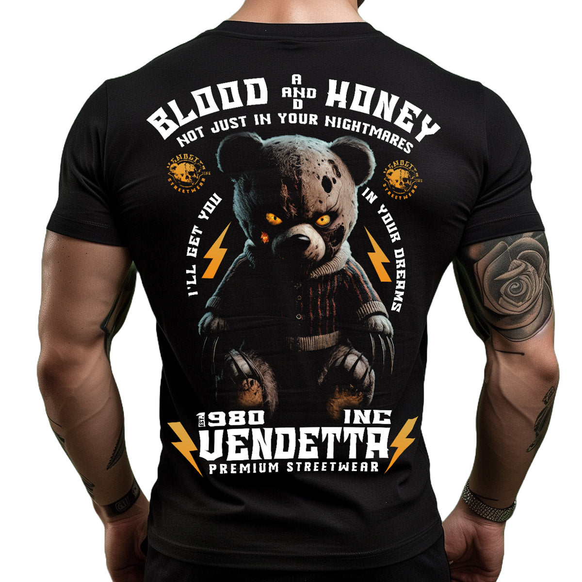 Vendetta Inc. Shirt Dreams schwarz VD-1427