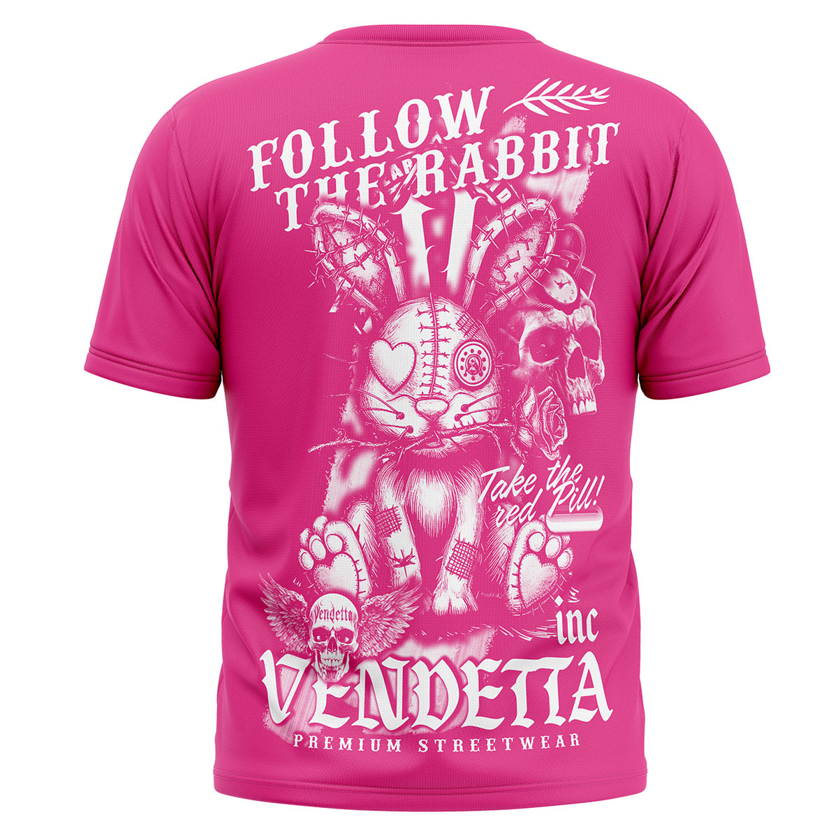 Vendetta Inc. Shirt The Rabbit fuchsia VD-1470