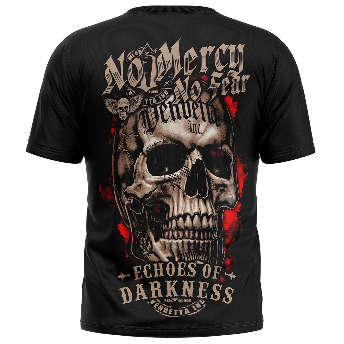 Vendetta Inc. Shirt No Mercy No Fear schwarz VD-1473
